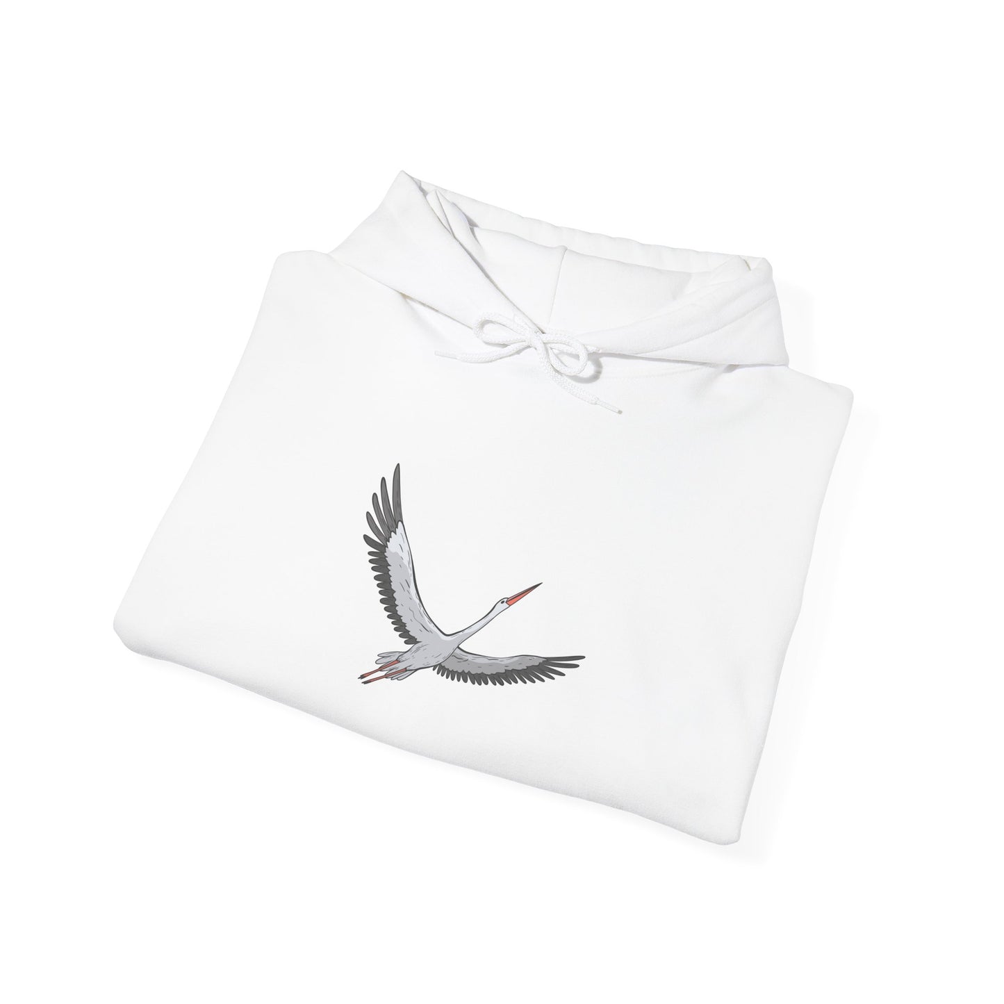 Soaring Elegance Hoodie, Unisex Sweatshirt, Bird Design, Cozy Layer, Nature Lover Gift, Relaxed Fashion