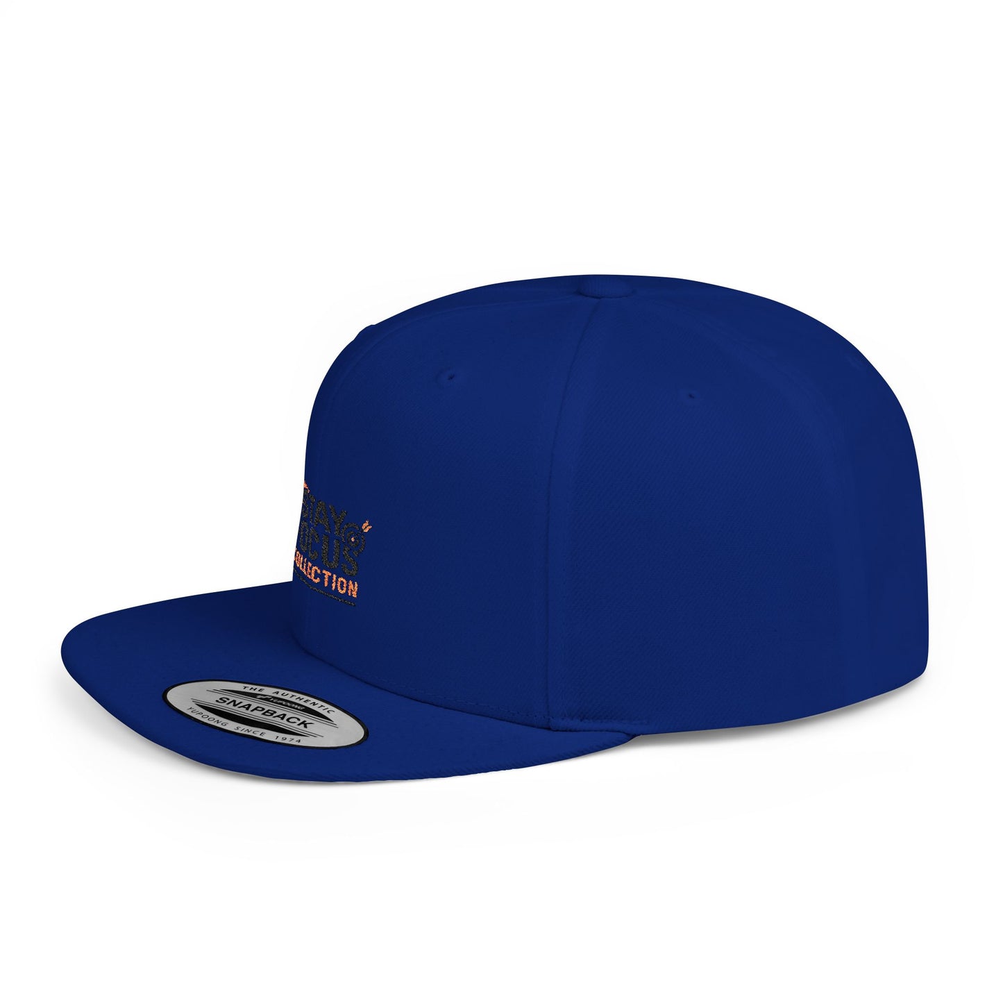 Stay Focus Snapback Hat, Adjustable Flat Bill Cap, Casual Style, Unique Gift for Him/Her, Perfect for Everyday Wear, Sports, Festivals