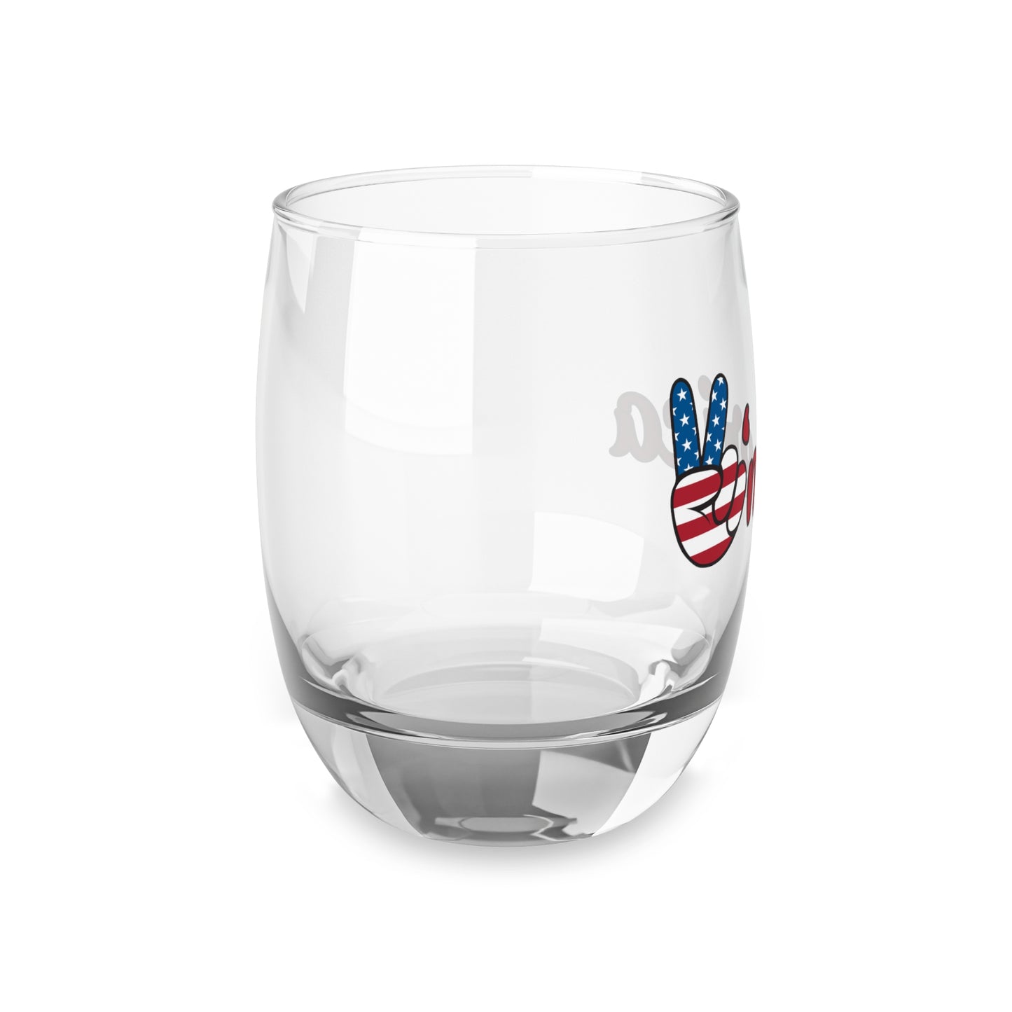 Americana Whiskey Glass, Patriotic Barware, Gift for Dad, Unique Home Decor, Cheers to Freedom