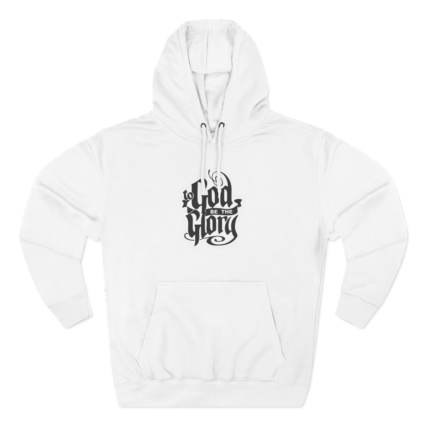 Inspirational Fleece Hoodie: To God Be the Glory, Comfy Sweatshirt, Faith Apparel...
