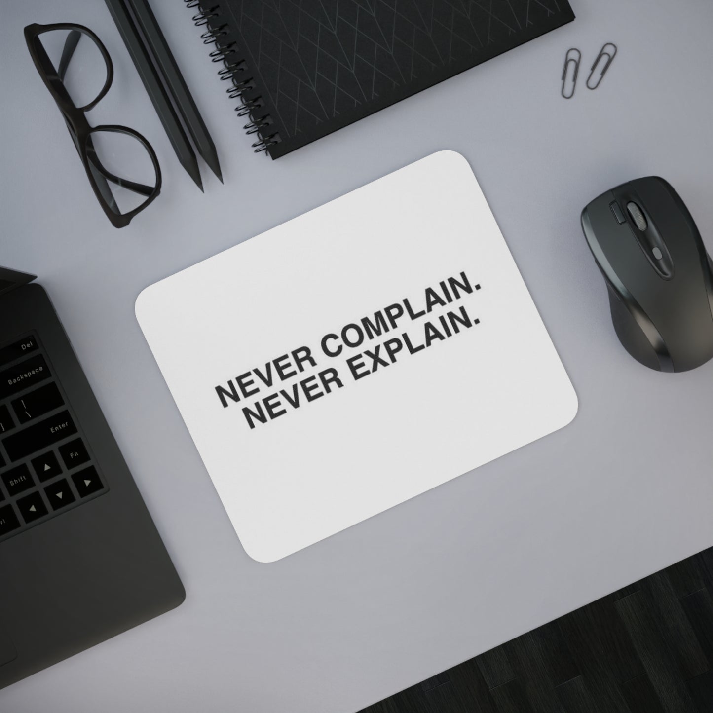 Inspirational Desk Mouse Pad - Motivational Office Decor, Gift for Coworkers, Home Office Accessory...