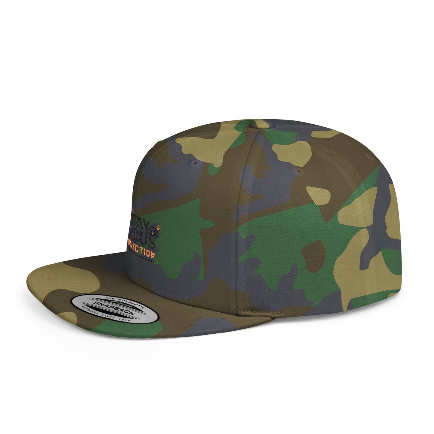 Stay Focus Snapback Hat, Adjustable Flat Bill Cap, Casual Style, Unique Gift for Him/Her, Perfect for Everyday Wear, Sports, Festivals