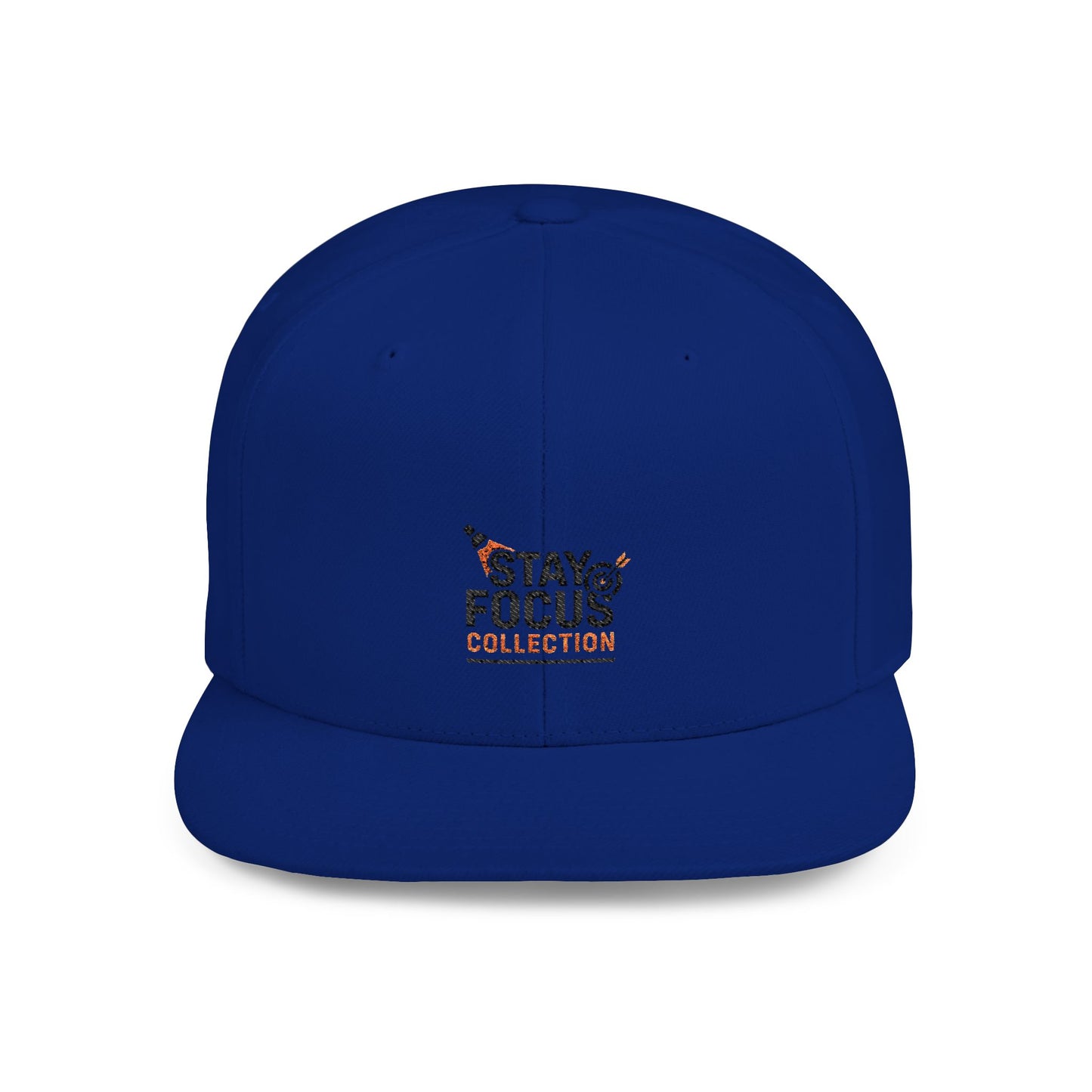 Stay Focus Snapback Hat, Adjustable Flat Bill Cap, Casual Style, Unique Gift for Him/Her, Perfect for Everyday Wear, Sports, Festivals