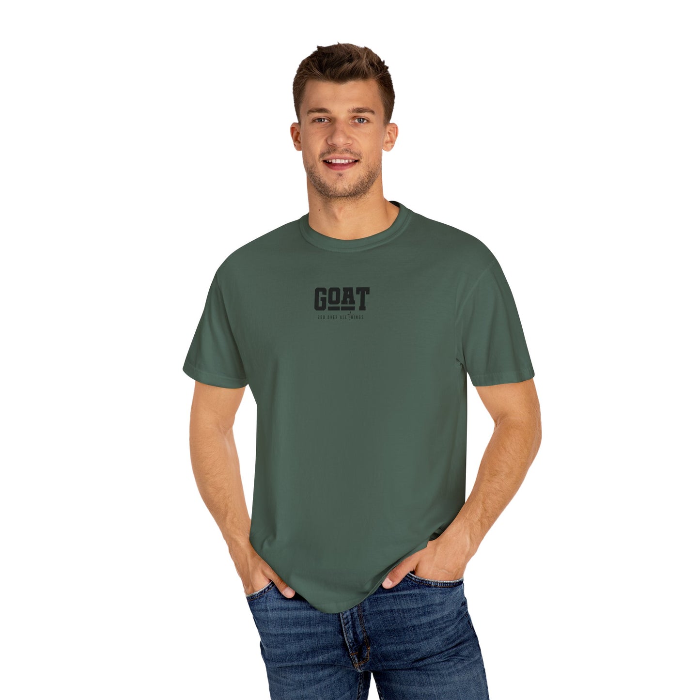 Cool GOAT Unisex T-Shirt, Trendy Garment-Dyed Tee, Casual Streetwear...
