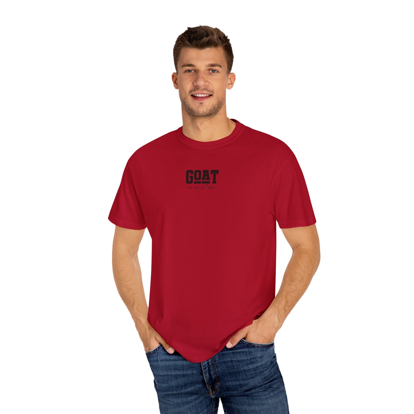 Cool GOAT Unisex T-Shirt, Trendy Garment-Dyed Tee, Casual Streetwear...