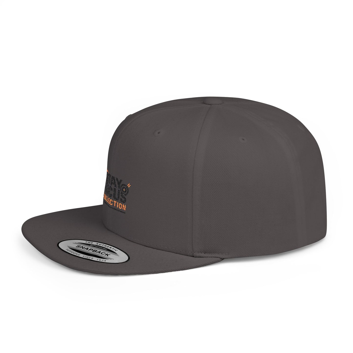 Stay Focus Snapback Hat, Adjustable Flat Bill Cap, Casual Style, Unique Gift for Him/Her, Perfect for Everyday Wear, Sports, Festivals