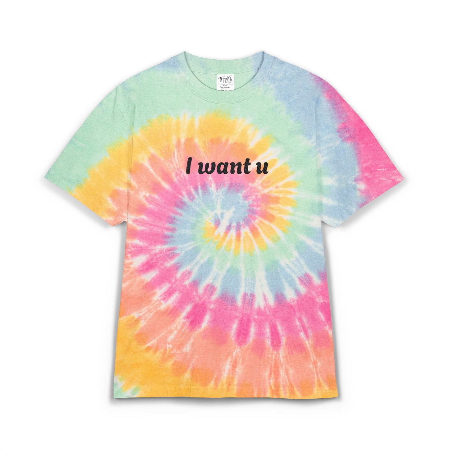 Colorful Oversized Tie-Dye T-Shirt with Embroidery - Perfect for Summer Festivals, Casual Outings..