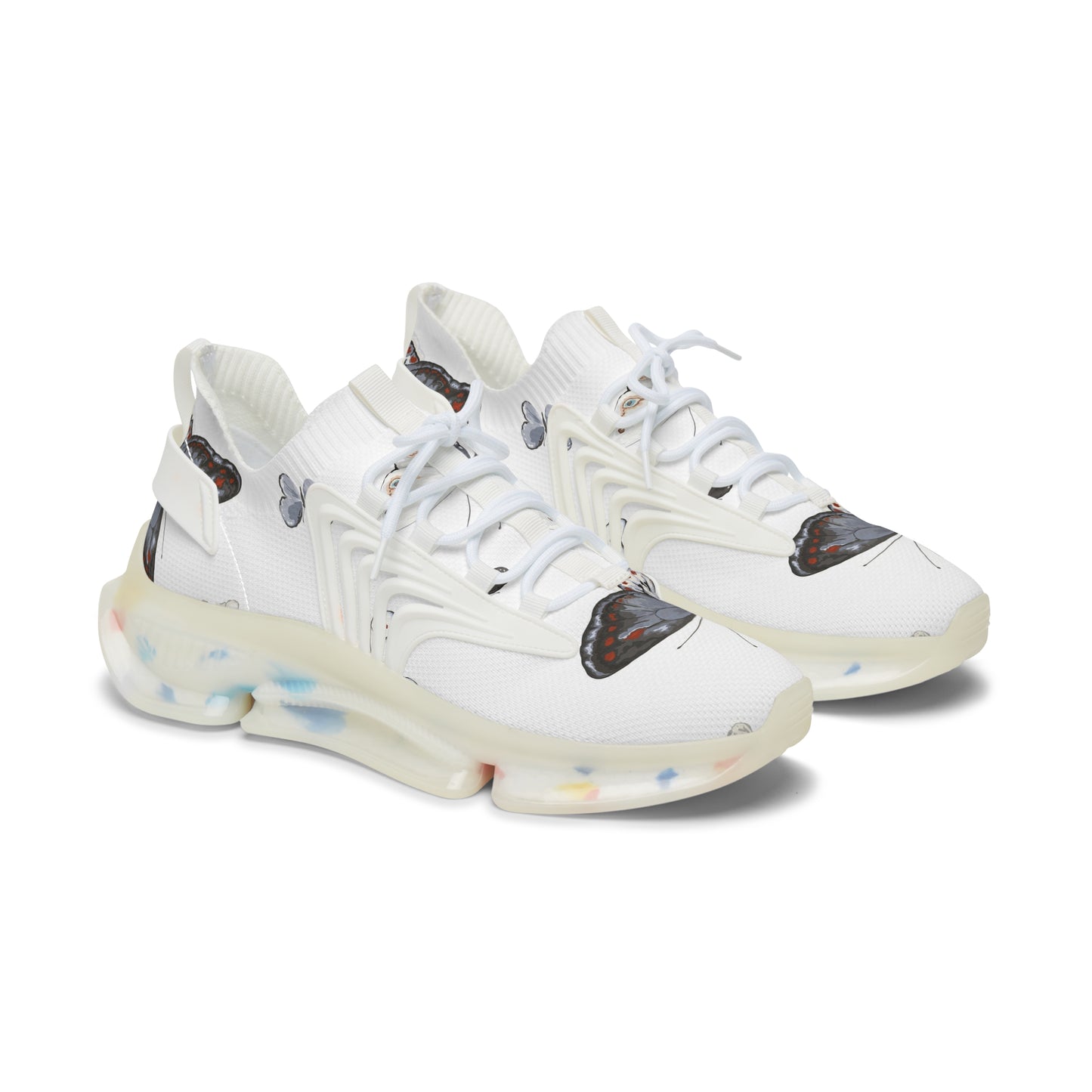 Butterfly Women's Mesh Sneakers, Casual Shoes, Trendy Sneakers, Lightweight Footwear...