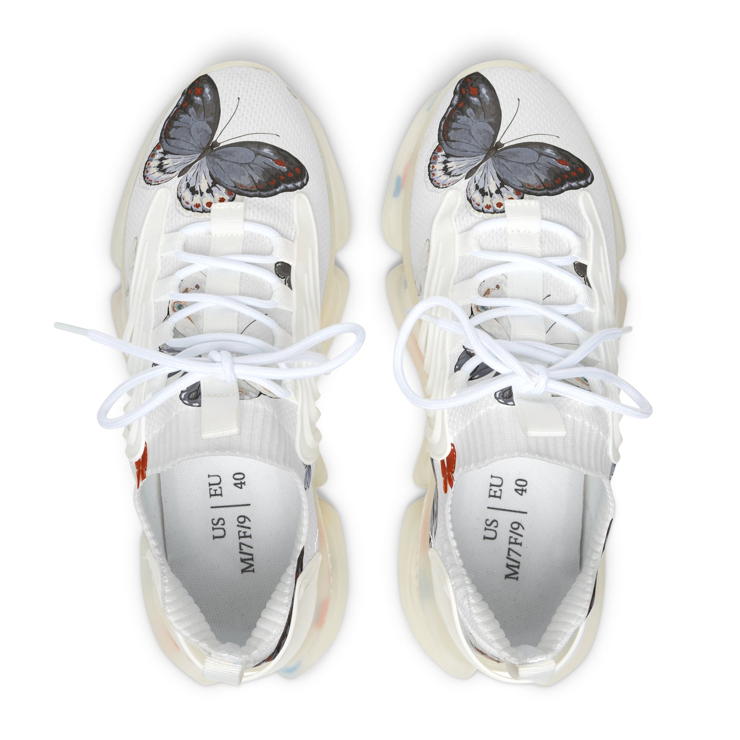 Butterfly Women's Mesh Sneakers, Casual Shoes, Trendy Sneakers, Lightweight Footwear...