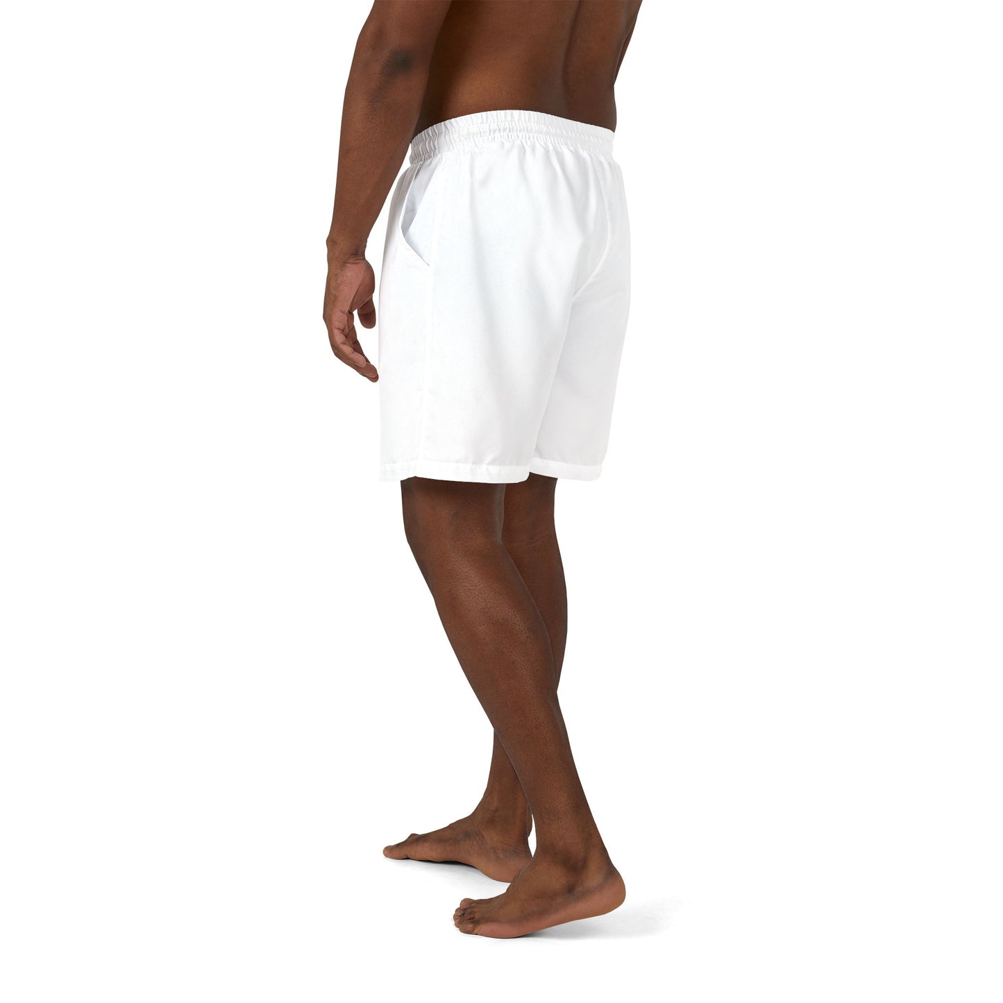 Paw Print Unisex Swim Shorts, Dog Lover Swimwear, Beach Party Shorts, Pet-Themed Summer Wear,