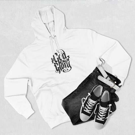 Inspirational Fleece Hoodie: To God Be the Glory, Comfy Sweatshirt, Faith Apparel...
