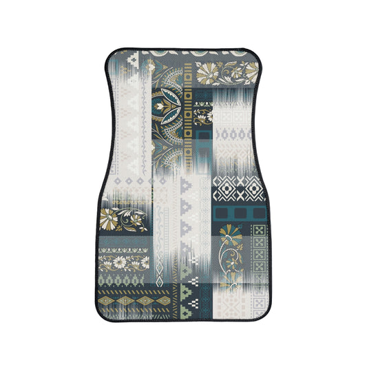 Elegant Patterned Car Floor Mat, Stylish Auto Accessories, Unique Gift for Car Lovers...