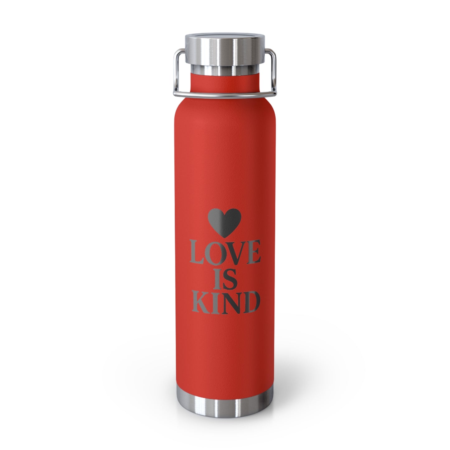 Love Is Kind Insulated Water Bottle, 22oz, Motivational Gift, Eco-Friendly Hydration, Travel Mug, Birthday Gift, Inspirational Drinkware
