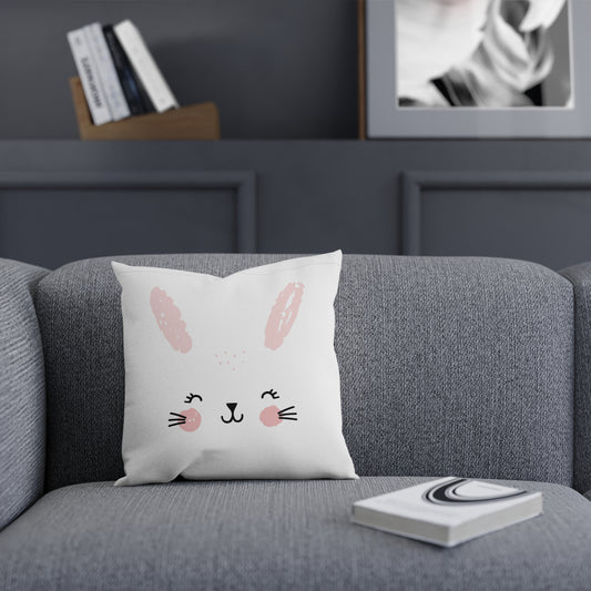 Cute Bunny Cushion, Decorative Throw Pillow, Animal Decor, Cute Home Accent, Gift for Animal Lovers, Spring Decoration