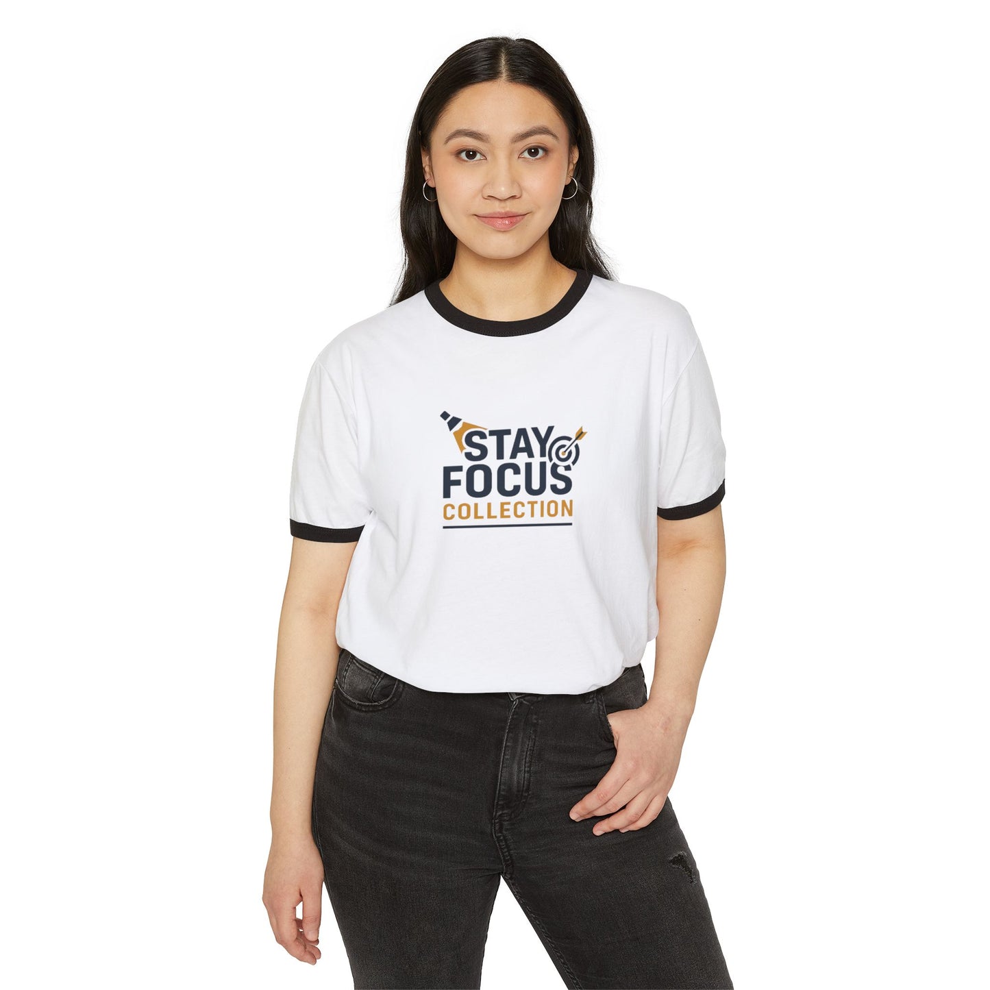 Unisex Cotton Ringer T-Shirt with Stay Focus Collection Design | Casual Wear, Gift for Students, Motivational Tee, Stay Focused Shirt, [...]