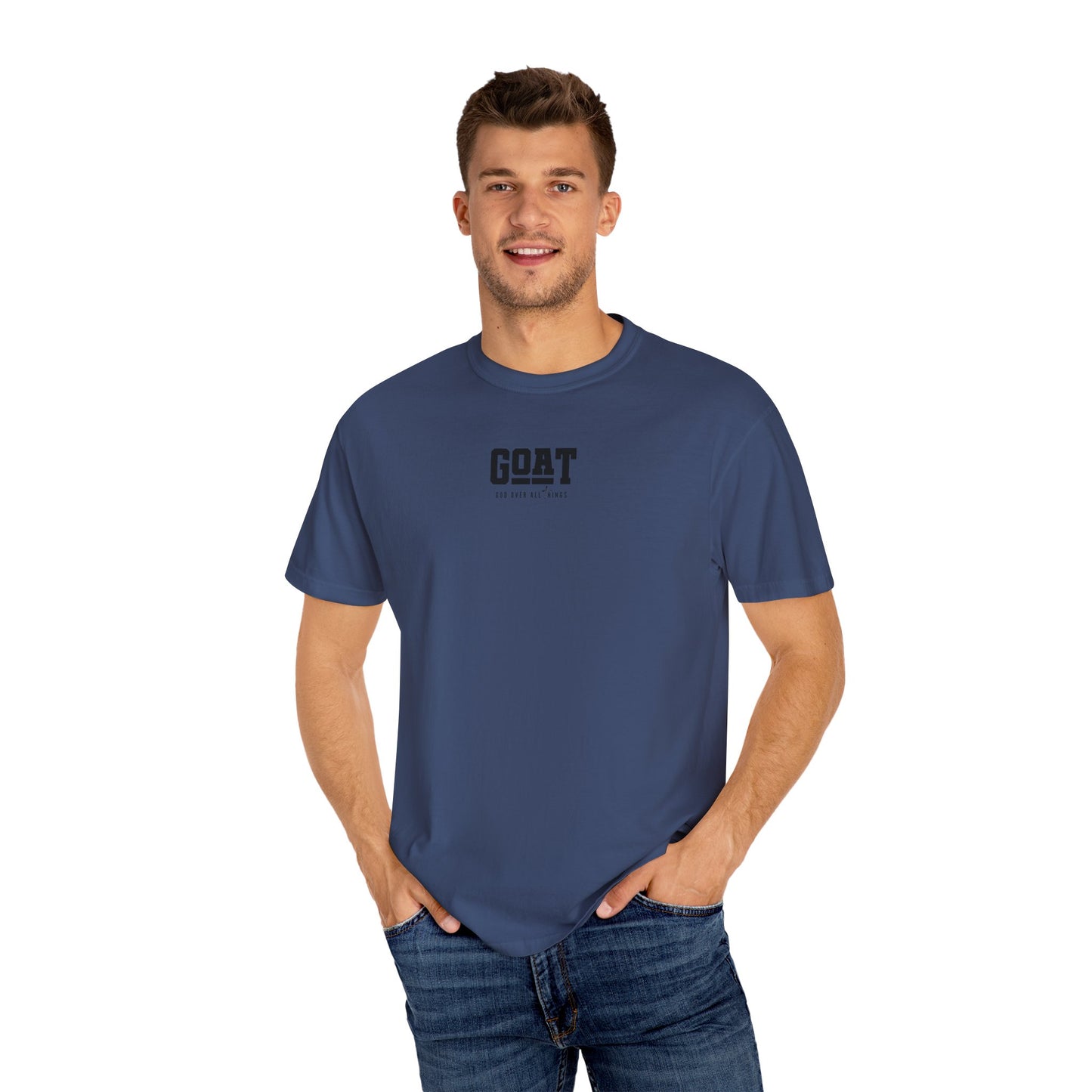 Cool GOAT Unisex T-Shirt, Trendy Garment-Dyed Tee, Casual Streetwear...