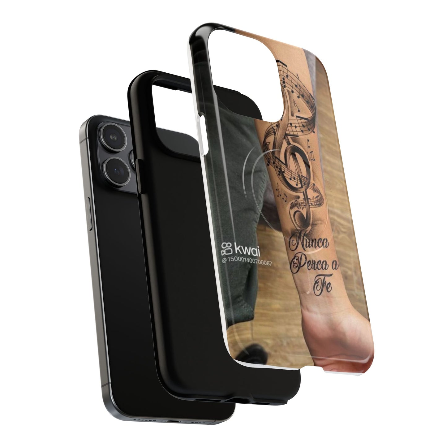 Musical Tattoo Phone Case, Tough Magnetic Phone Case, Musician's Gift...