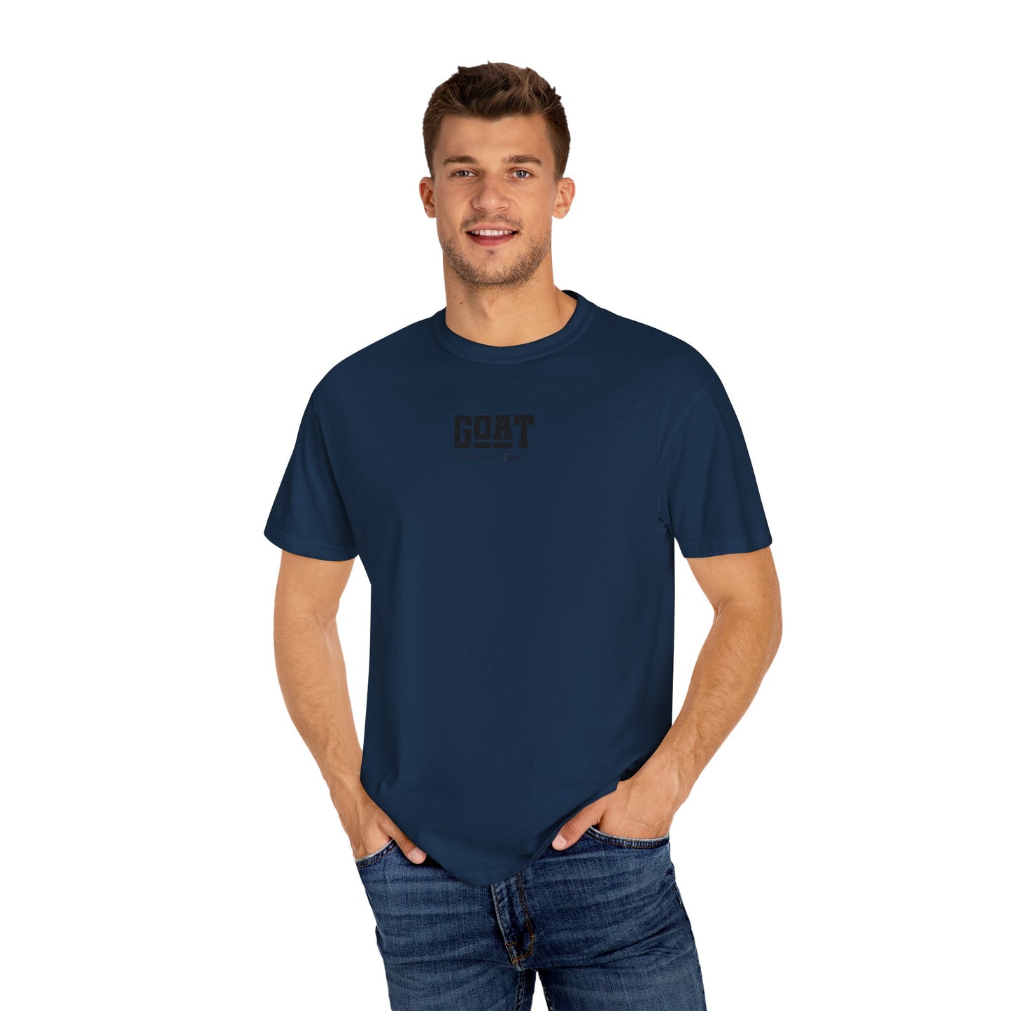 Cool GOAT Unisex T-Shirt, Trendy Garment-Dyed Tee, Casual Streetwear...