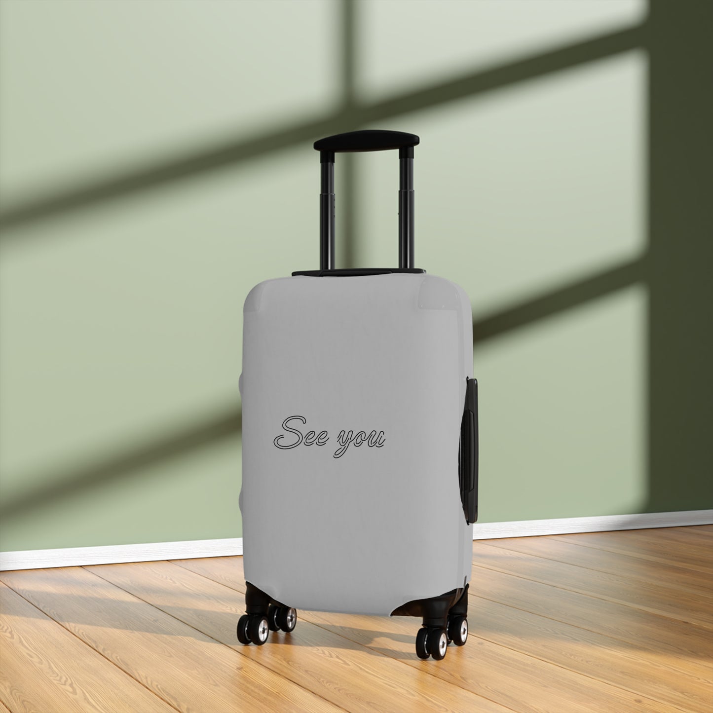 Thank You Luggage Cover - Personalized Travel Accessory, Stylish Suitcase Protector, Holiday Travel Companion