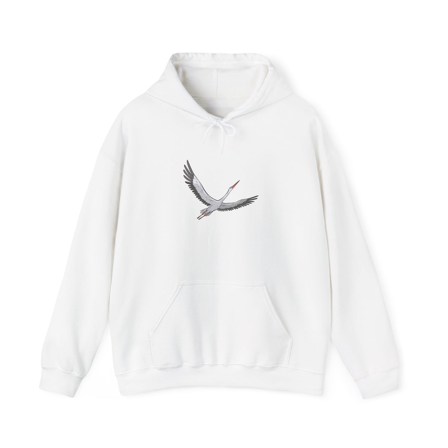 Soaring Elegance Hoodie, Unisex Sweatshirt, Bird Design, Cozy Layer, Nature Lover Gift, Relaxed Fashion
