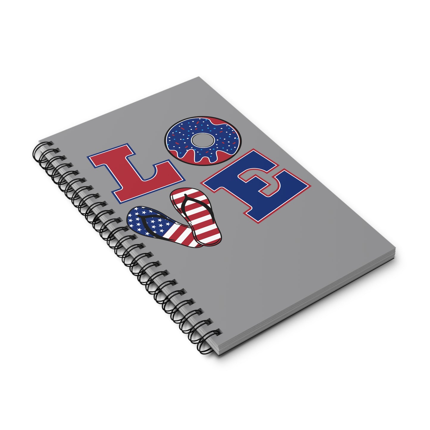 Love Spiral Journal - Cute Notebook for Writing, School Supplies, Gift for Students, Creativity, Organization