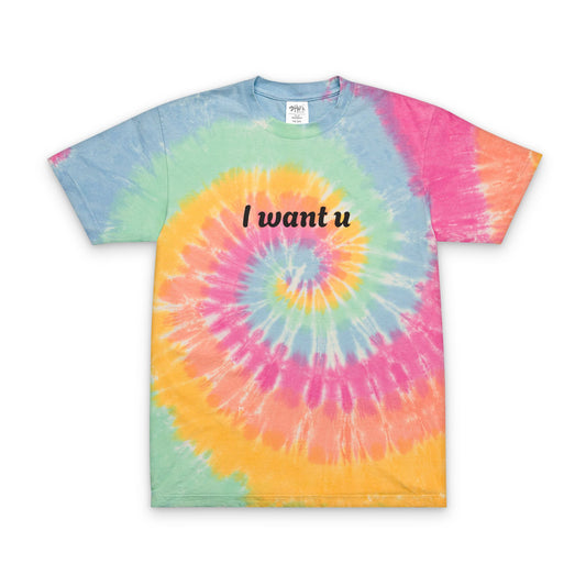 Colorful Oversized Tie-Dye T-Shirt with Embroidery - Perfect for Summer Festivals, Casual Outings..